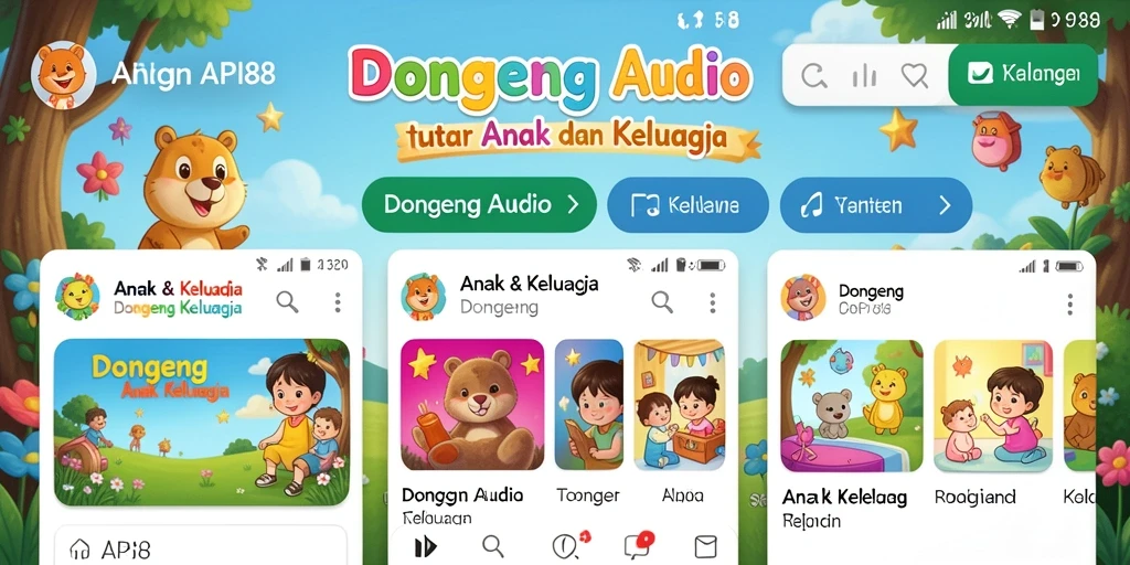 Tampilan antarmuka aplikasi API88 yang menarik dan mudah digunakan.