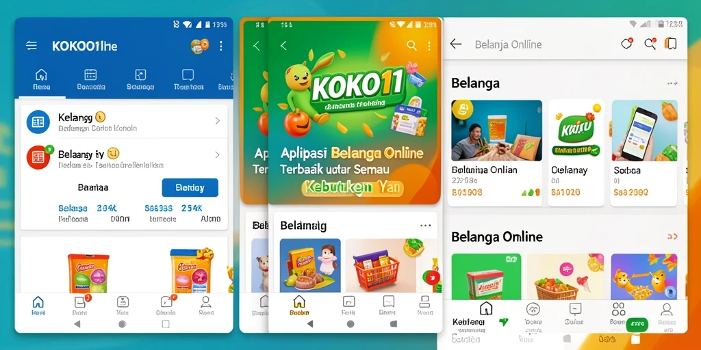 Tampilan antarmuka aplikasi KOKO11 yang menarik dan mudah digunakan.