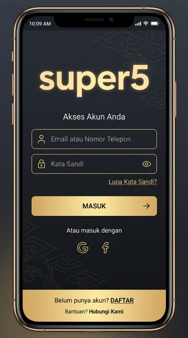 Panduan Masuk Akun super5 untuk Pengguna Android